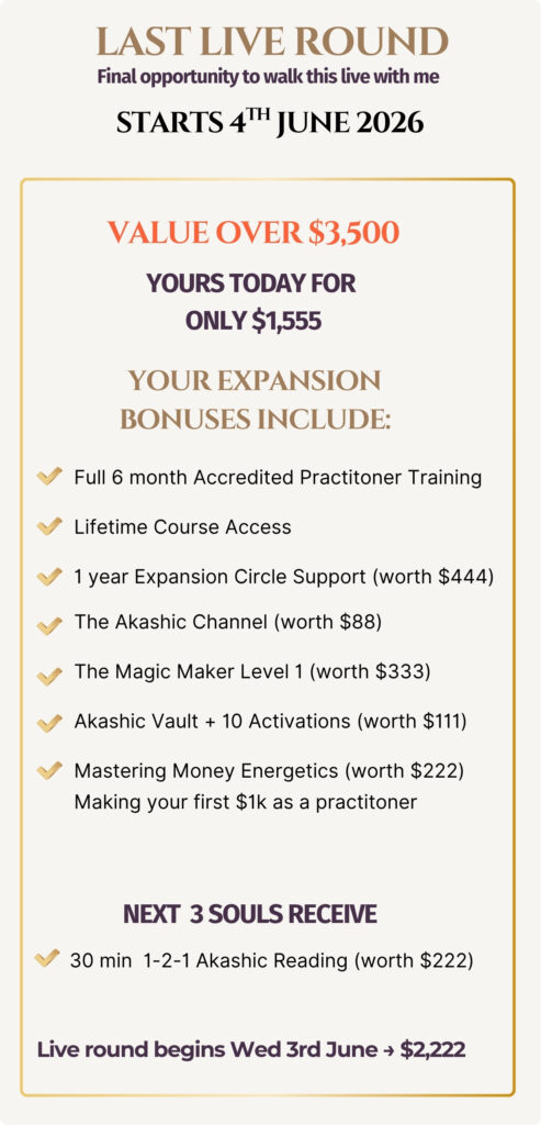 pricing table of practitioner training